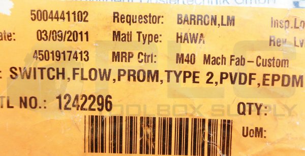NEW PROMINENT 1009336 FLOW CONTROL PVDF/EPDM - Image 6