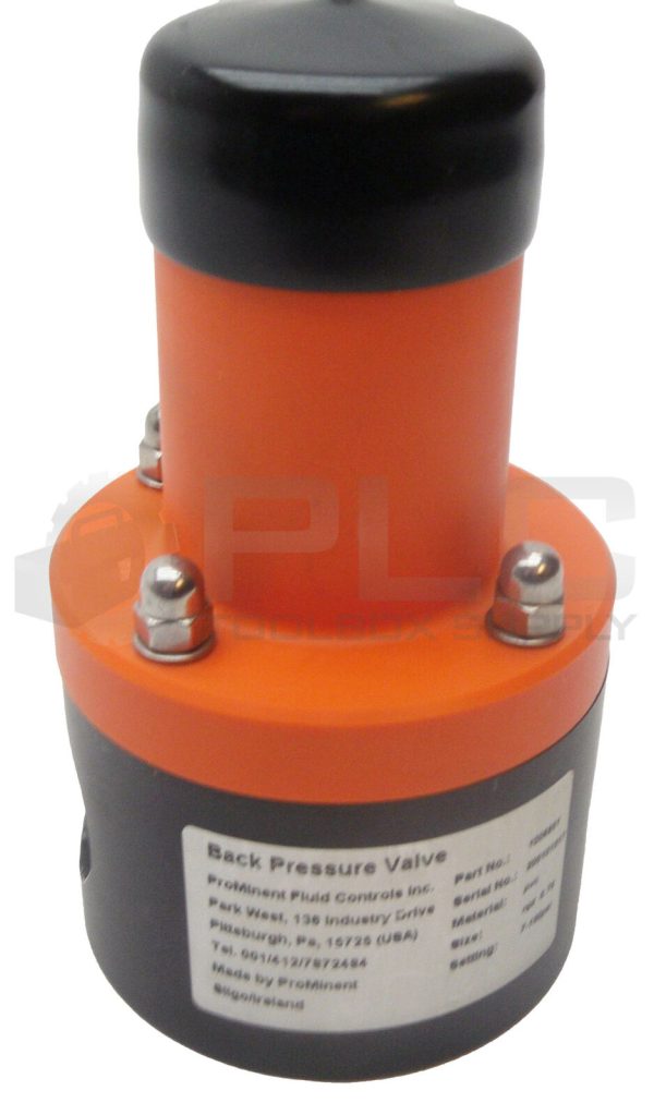 NEW PROMINENT FLUID CONTROLS 1006851 BACK PRESSURE VALVE SIZE: NPT 0.75