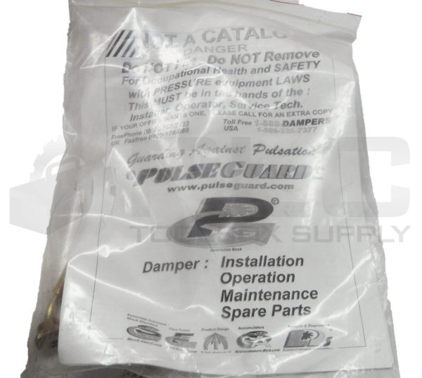 NEW PULSEGUARD S0G-SS+PB FLEXORBER 751 DW187MTFE US029887 750P 3/4X3/4" BW - Image 8
