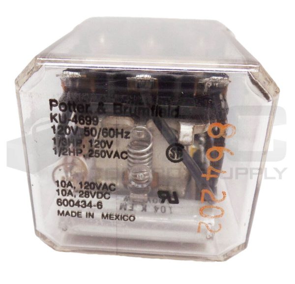 NEW RELIANCE ELECTRIC 600434-6R GENERAL PURPOSE RELAY 120VAC 10A - Image 6