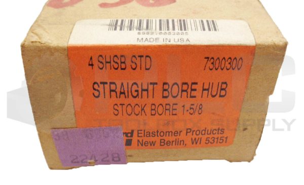 NEW REXNORD 4 SHSB STD STRAIGHT BORE HUB 1-5/8" 4SHSB 15/8 7300300 - Image 6