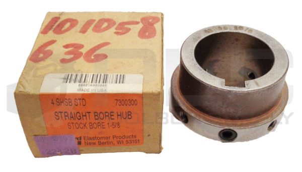 NEW REXNORD 4 SHSB STD STRAIGHT BORE HUB 1-5/8" 4SHSB 15/8 7300300