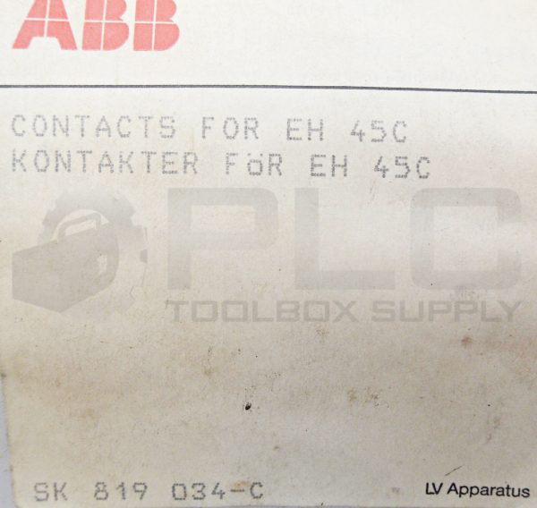 NEW SEALED ABB EH 45C CONTACTS KIT SK 819 034-C - Image 4