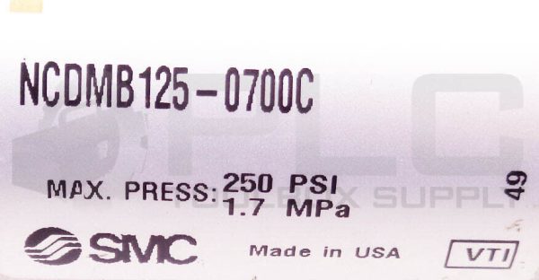NEW SMC NCDMB125-0700C PNEUMATIC AIR CYLINDER 250PSI - Image 5