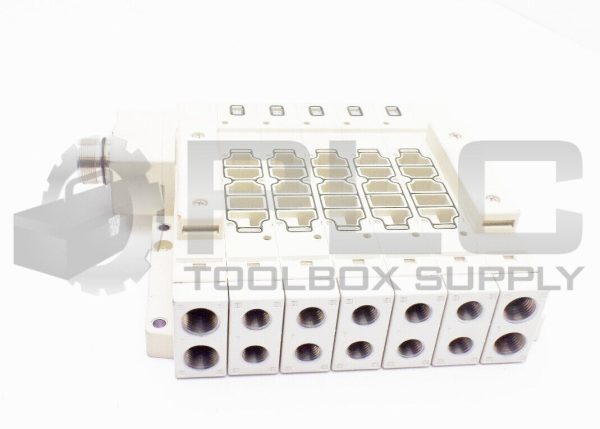 NEW SMC SS5V4-W10CD-05B-02T STATION MANIFOLD TIE-ROD BASE SS5V4W10CD05B02T - Image 5