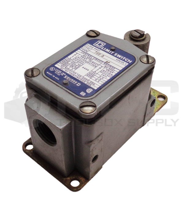 NEW SQUARE D 9007 TUB-5 SER C LIMIT SWITCH 600V AC 15A DC 0.2A TUB5 75200