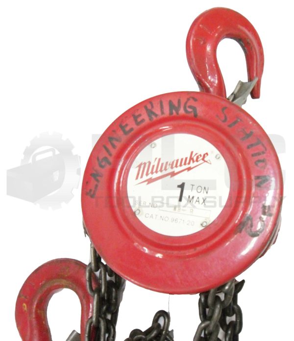 MILWAUKEE 9671-20 HOIST 1 TON HAND 15FT - Image 3