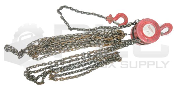 MILWAUKEE 9671-20 HOIST 1 TON HAND 15FT
