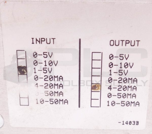 MOORE INDUSTRIES FCT/PRG/PRG/U SIGNAL CONVERTER/ISOLATOR 1-5V 4-20MA 2603-3657LR - Image 6