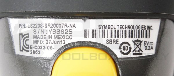 MOTOROLA LS2208 GENERAL PURPOSE BAR CODE SCANNER ASSY. LS2208-SR20007R-NA - Image 8