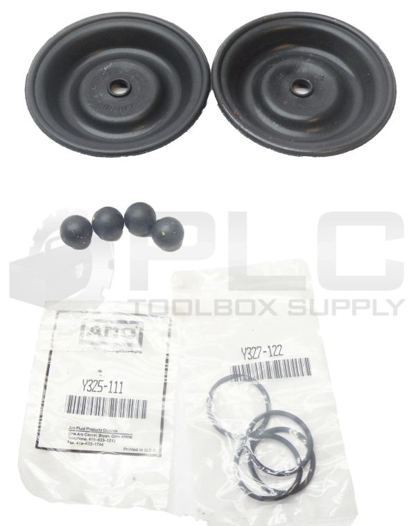 NEW ARO 637140-33 DIAPHRAGM PUMP REPAIR KIT *READ* - Image 3