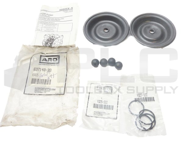 NEW ARO 637140-33 DIAPHRAGM PUMP REPAIR KIT *READ*