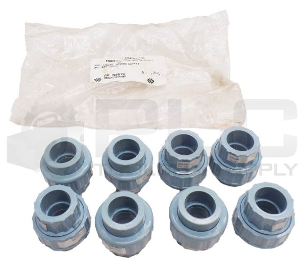 NEW BAG OF 8 DURAPIPE JSC-AIR205-307 3/4" ABS UNION SOCKET