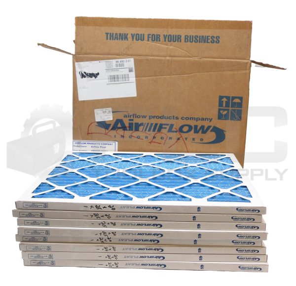 NEW BOX OF 8 AIRFLOW AFP2000-20251 AIR FILTERS 20X25X1