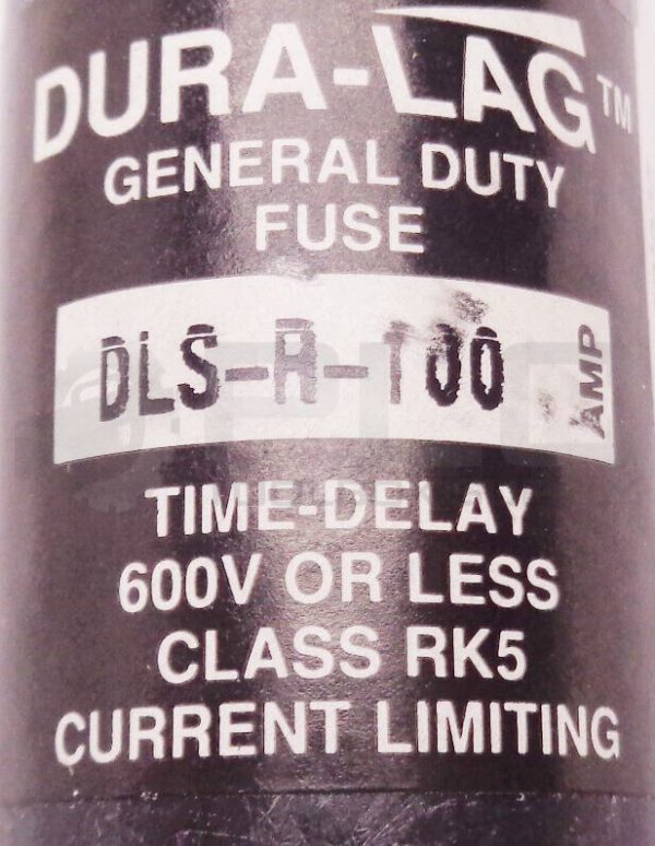 NEW BUSSMANN DLS-R-100 DURA-LAG GENERAL DUTY FUSE CLASS RK5 600V OLD VERSION - Image 4