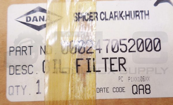 NEW CLARK-HURTH 247052 OIL FILTER 000247052000 - Image 5