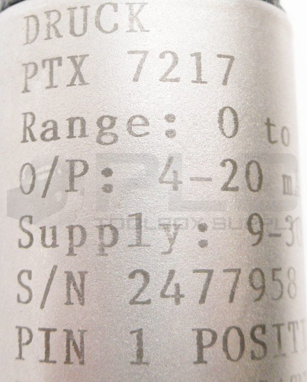 NEW DRUCK PTX 7217 PRESSURE TRANSMITTER 0-300PSIG 9-30VDC - Image 8