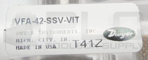 NEW DWYER VFA-42-SSV-VIT FLOWMETER 100PSIG - Image 6