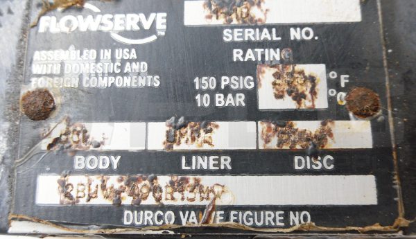 NEW FLOWSERVE DURCO 2BUW490R13MW VALVE 150PSIG 2BTW2000 2BUW490 - Image 7