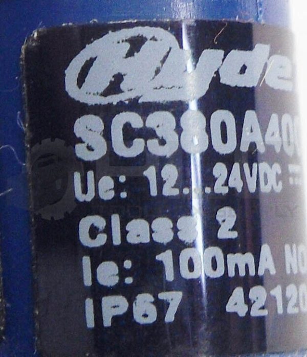 NEW HYDE PARK SC380A400 ULTRASONIC SENSOR 12-24VDC CLASS 2 - Image 5