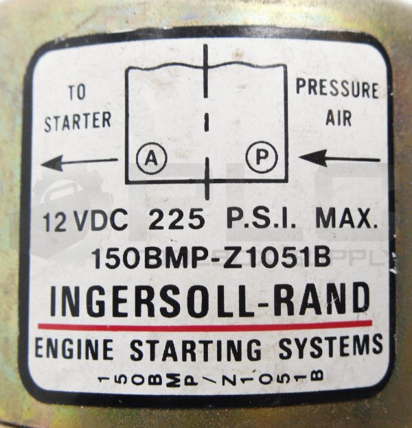 NEW INGERSOLL RAND 150BMP-Z1051B SOLENOID CONTROL VALVE 125VDC 225PSI - Image 7