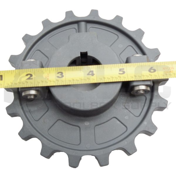 NEW INTRALOX S1400 SPROCKET 5.7 PD 18 TEETH 1.25" ROUND SPLIT BORE - Image 4