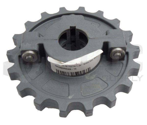 NEW INTRALOX S1400 SPROCKET 5.7 PD 18 TEETH 1.25" ROUND SPLIT BORE