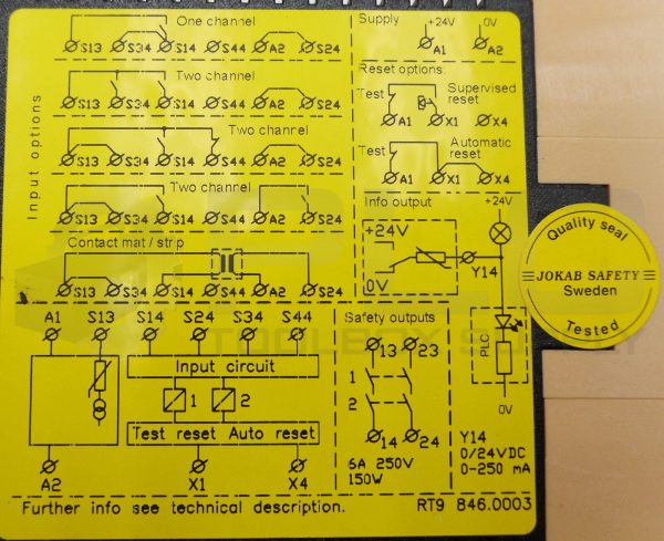 NEW JOKAB SAFETY SAFETY RELAY RT9 - Image 4