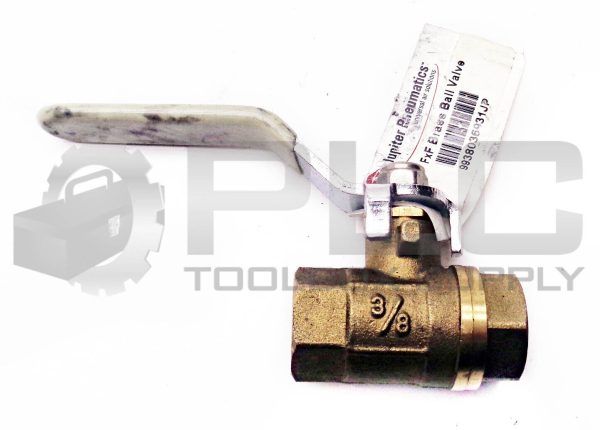 NEW JUPITER PNEUMATICS 600WOG 3/8" FXF BRASS BALL VALVE - Image 3