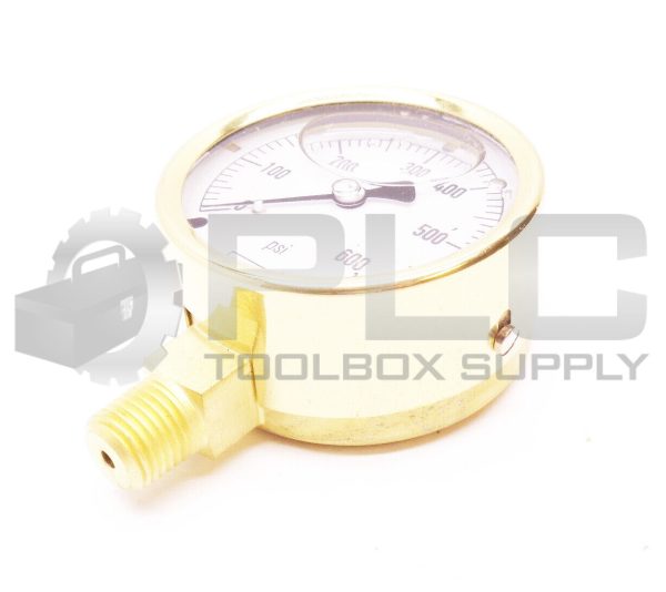 NEW NOSHOK 25-300-600 PSI 1/4 NPT BOTTOM CONNECT GAUGE - Image 4