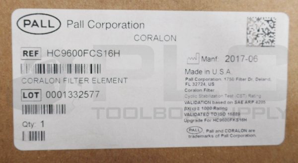 NEW PALL HC9600FCS16H CORALON FILTER ELEMENT - Image 6