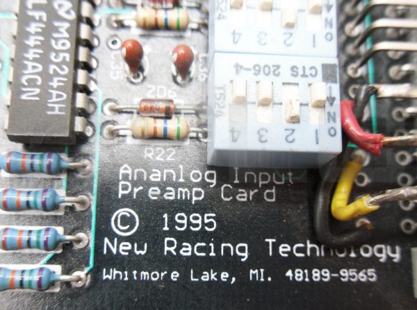 NEW RACING TECHNOLOGY 42-95 ANALOG INPUT PREAMP CARD *READ* - Image 6