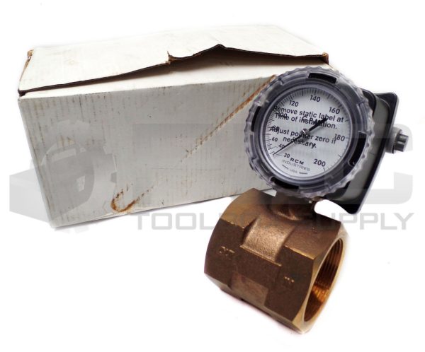 NEW RCM INDUSTRIES 3-71-L-200-D2-1S2 FLOWMETER, 180PSIG, 212F, 3"