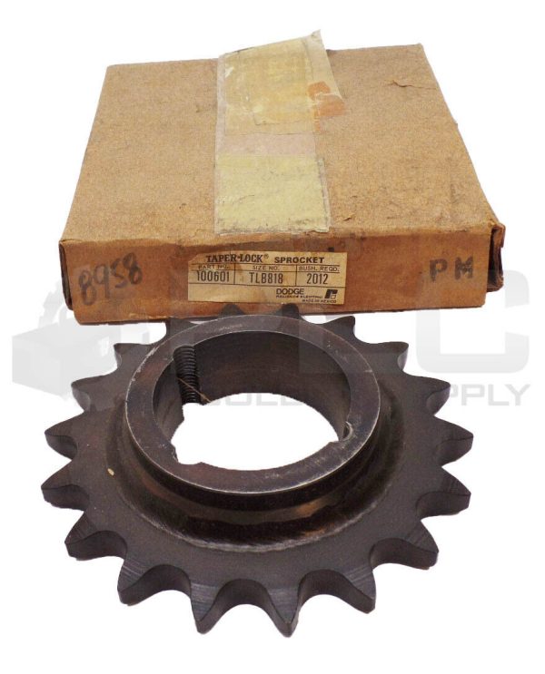 NEW RELIANCE ELECTRIC 100601 TAPER LOCK SPROCKET TLB818 2-3/4"ID 6-1/2&quot