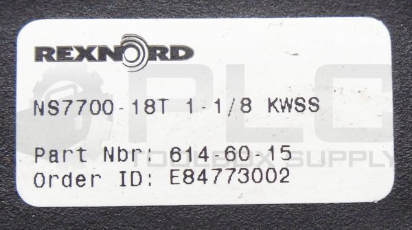NEW REXNORD 614-60-15 SPROCKET 18 TEETH 1-1/8" 614-60 - Image 6