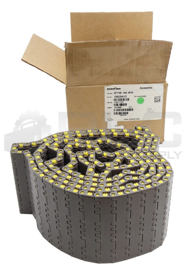 NEW REXNORD HP7705-6IN_MTW CHAIN CONVEYER 6" WIDE 10' LONG 81416333 10028413