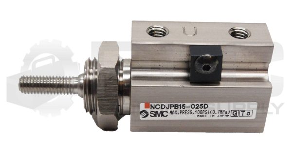 NEW SMC NCDJPB15-025D COMPACT AIR CYLINDER 100PSI 5/8" BORE