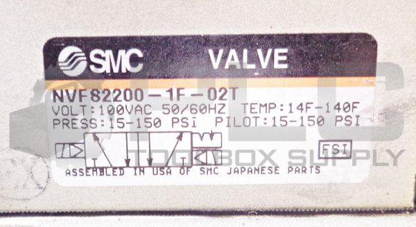NEW SMC NVF82200-1F-02T SOLENOID VALVE - Image 5