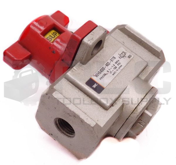 NEW SMC NVHS4500-N02-X116 SHUT-OFF LOCK OUT VALVE 0.1-1.0MPa 15-150PSI