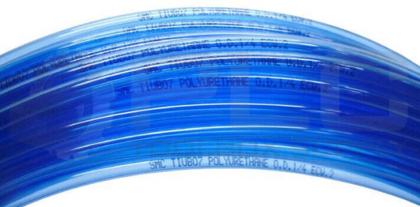NEW SMC TIUB07BU-33 BLUE POLYURETHANE TUBING, 1/4" OD, 33 METER - Image 4