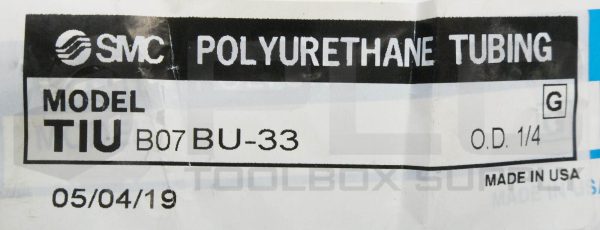 NEW SMC TIUB07BU-33 BLUE POLYURETHANE TUBING, 1/4" OD, 33 METER - Image 5