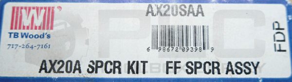 NEW TB WOODS AX20SAA AX20A SPCR KIT FF SPCR ASSY - Image 5