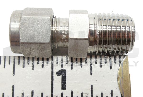 LOT OF 4 NEW SWAGELOK 316 LWV MALE CONNECTER, TUBE FITTING - Image 4