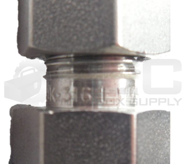 LOT OF 4 NEW SWAGELOK 316 LWV MALE CONNECTER, TUBE FITTING - Image 9