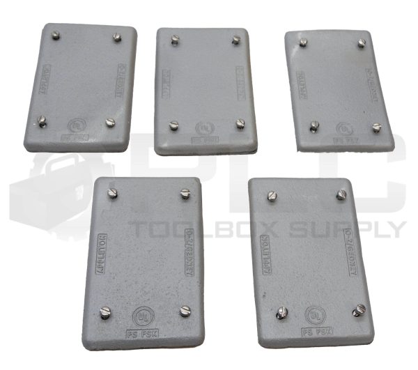 LOT OF 5 NEW APPLETON FS FSK ELECTRICAL BOX COVER