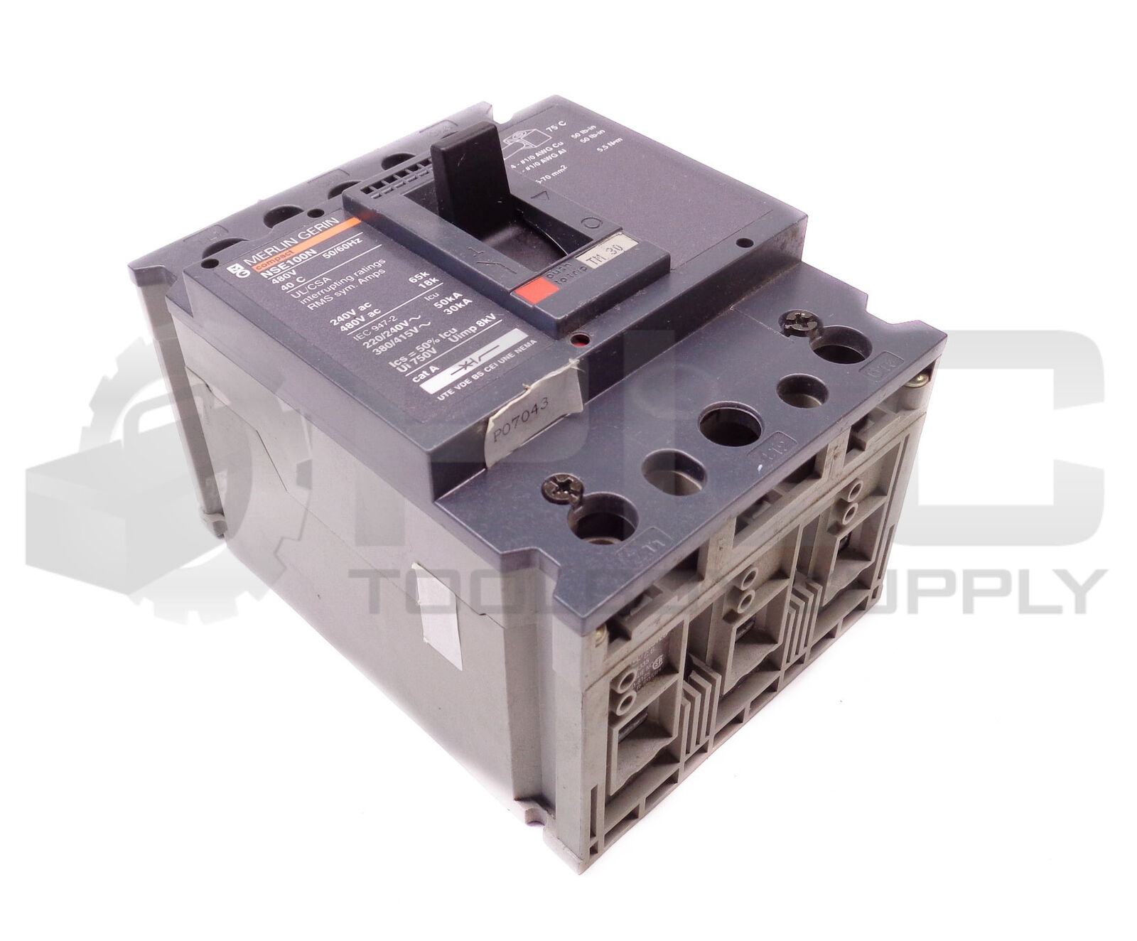 MERLIN GERIN NENL34030 NSE100N COMPACT CIRCUIT BREAKER 480V 50/60HZ