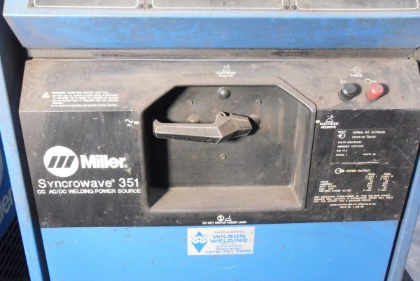 MILLER SYNCROWAVE 351 903219 CC AC/DC WELDING POWER SOURCE W/ 1A COOLING SYSTEM - Image 7