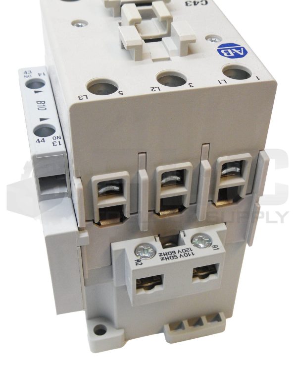 NEW ALLEN BRADLEY 100-C43D10 /A CONTACTOR 1N.O. AUX, 110V50/120V60Hz 100-C43*00 - Image 4