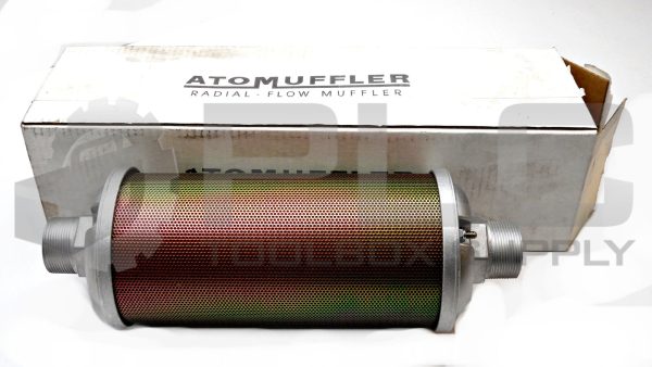 NEW ATOMUFFLER T15 RADIAL FLOW MUFFLER MALE NPT - Image 3