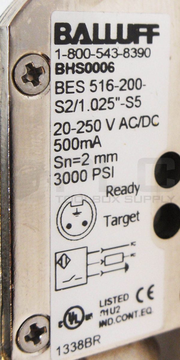 NEW BALLUFF BES 516-200-S2/1.025"-S5 STROKEMASTER INDUCTION SENSOR BHS0006 - Image 8